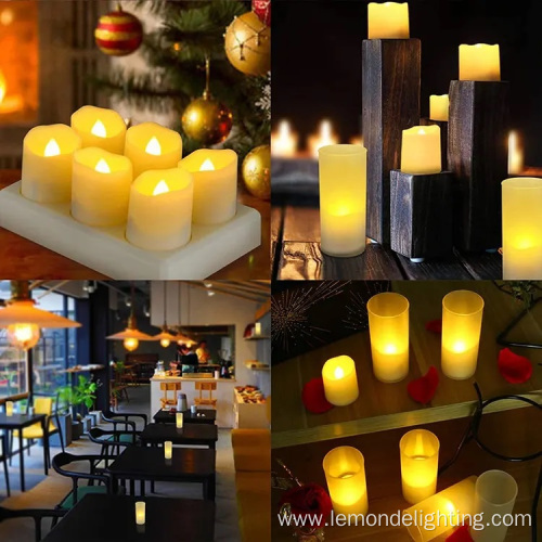 Flameless Candles with Rechargeable Candle Tea Lights